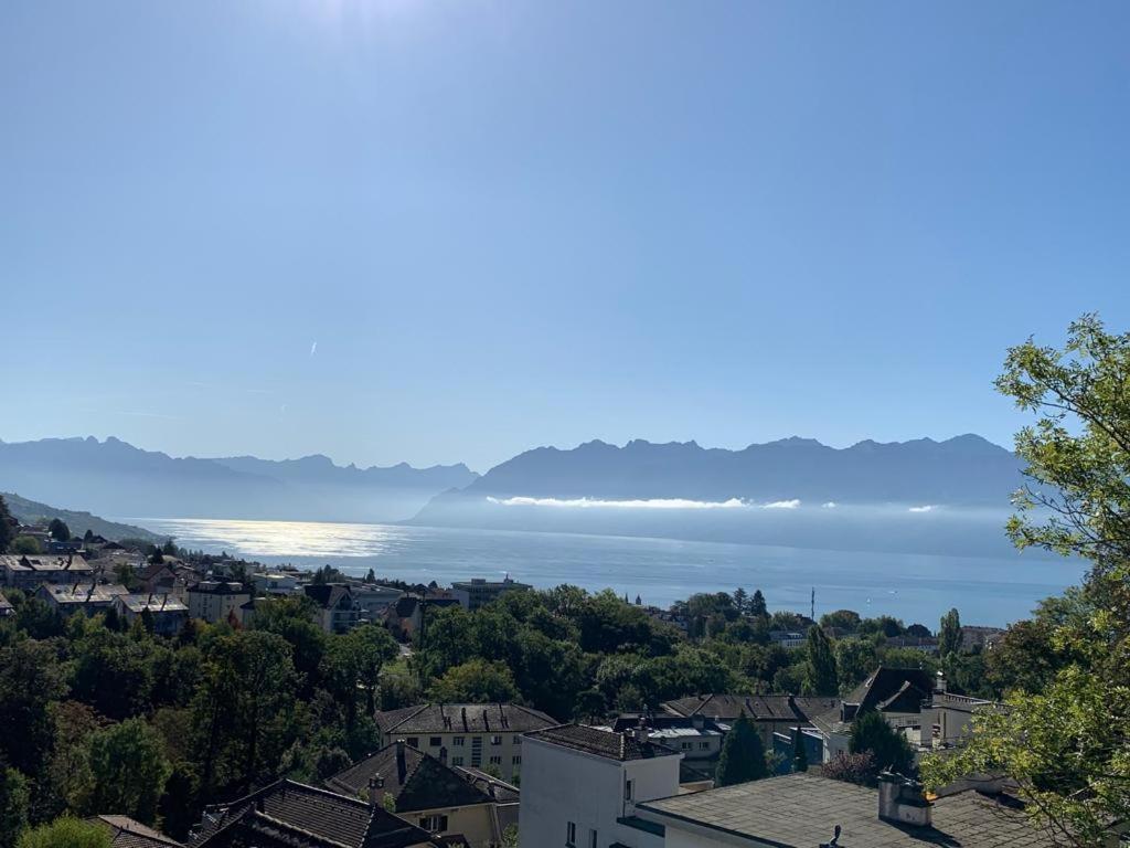 New Luxury Lake View Apartment - Lausanne Kültér fotó